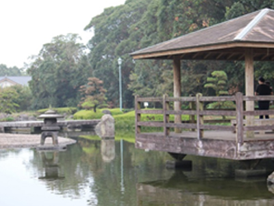 公園内には立派な日本庭園もあります